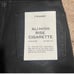 NWT FRAME Denim Ali High Rise Cigarette Jeans in Coated Noir / Black, 24