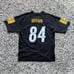 NFL Team Apparel Antonio Brown Youth Large Pittsburgh Steelers Jersey Black