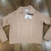 Jason Wu Cable Knit Pullover Camel Sweater Sz Medium Wool Blend Womens
