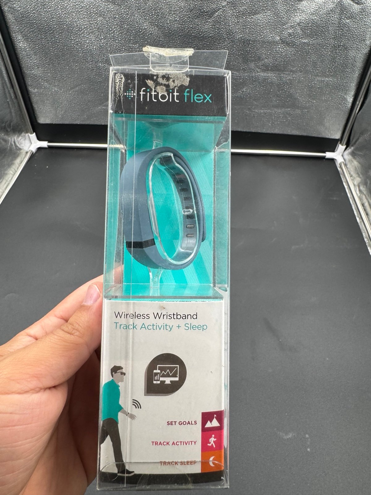 Fitbit Flex Wireless Activity Sleep Wristband - Blue Brand New