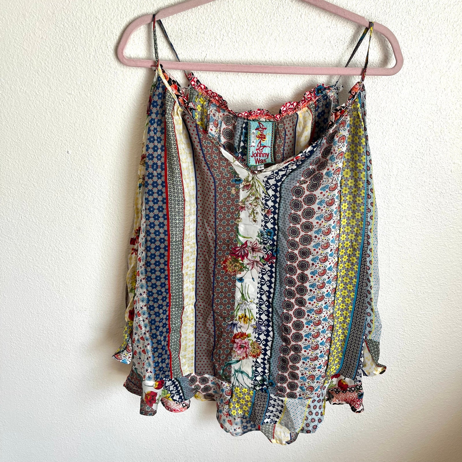 Johnny Was Garden Cold Shoulder Top