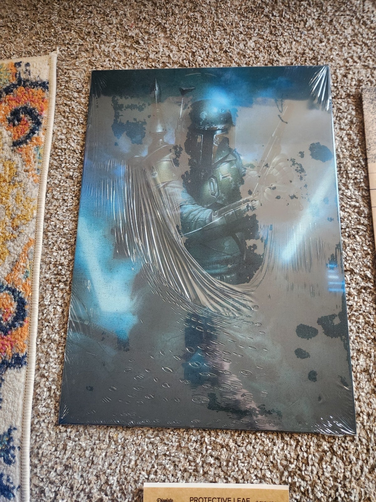 Displate Star Wars Boba Fett with Unique Signature and Hologram
