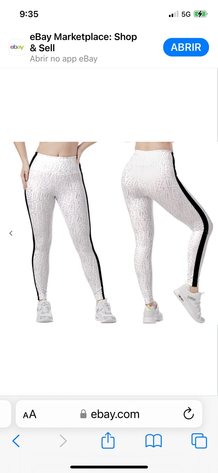 BRAND NEW ZUMBA DANCE FLOOR HIGH WAISTED LEGGINGS  wear it out white  sz xs