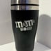 RARE Vintage Leather and Metal M&M's World Travel Cup Mug Thermos