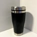 RARE Vintage Leather and Metal M&M's World Travel Cup Mug Thermos