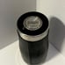 RARE Vintage Leather and Metal M&M's World Travel Cup Mug Thermos