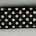 Kate Spade Carlisle Street Lacey Midnight / Cream polka dot zip around wallet