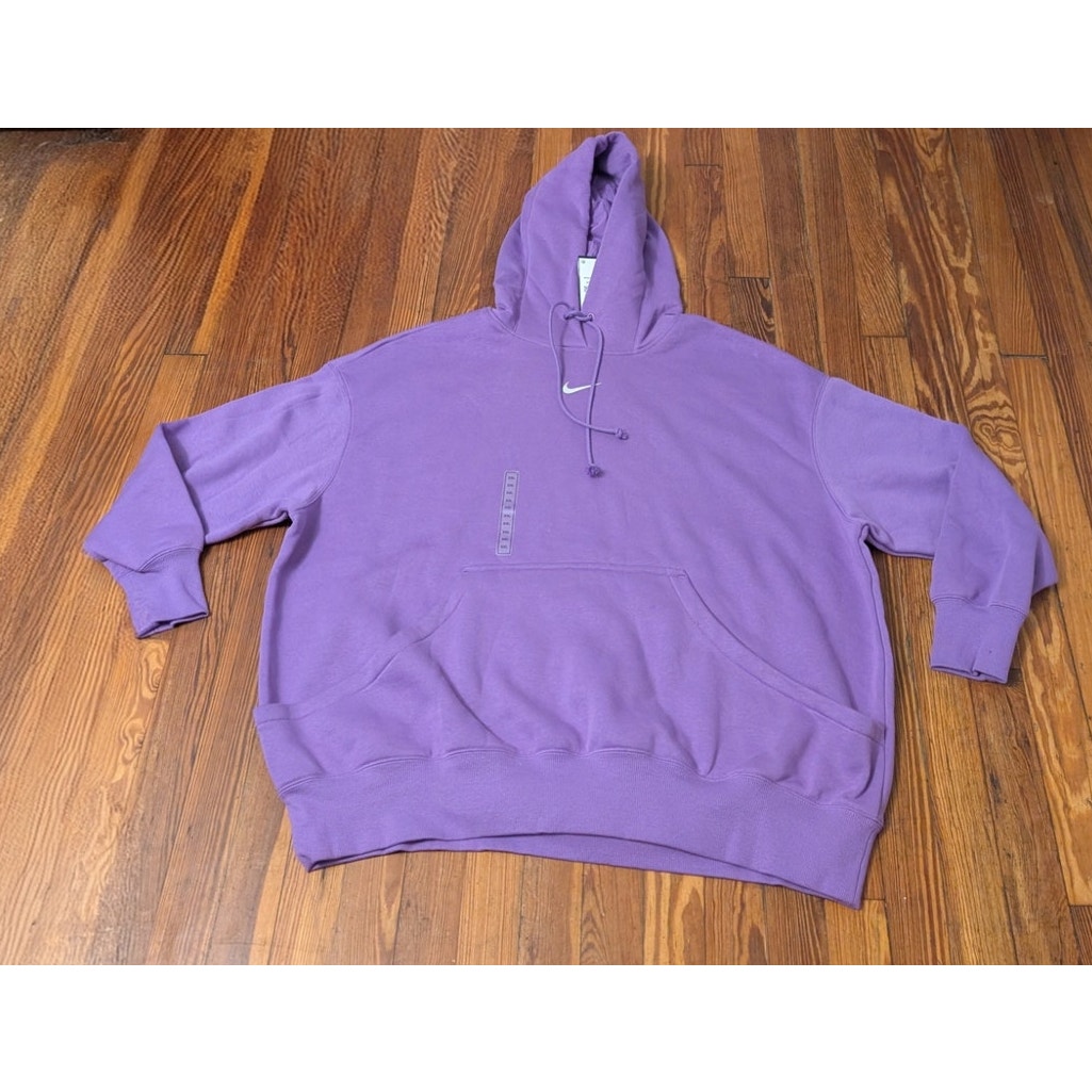 Nike Center Swoosh Purple Womens 2XL Hoodie NWT