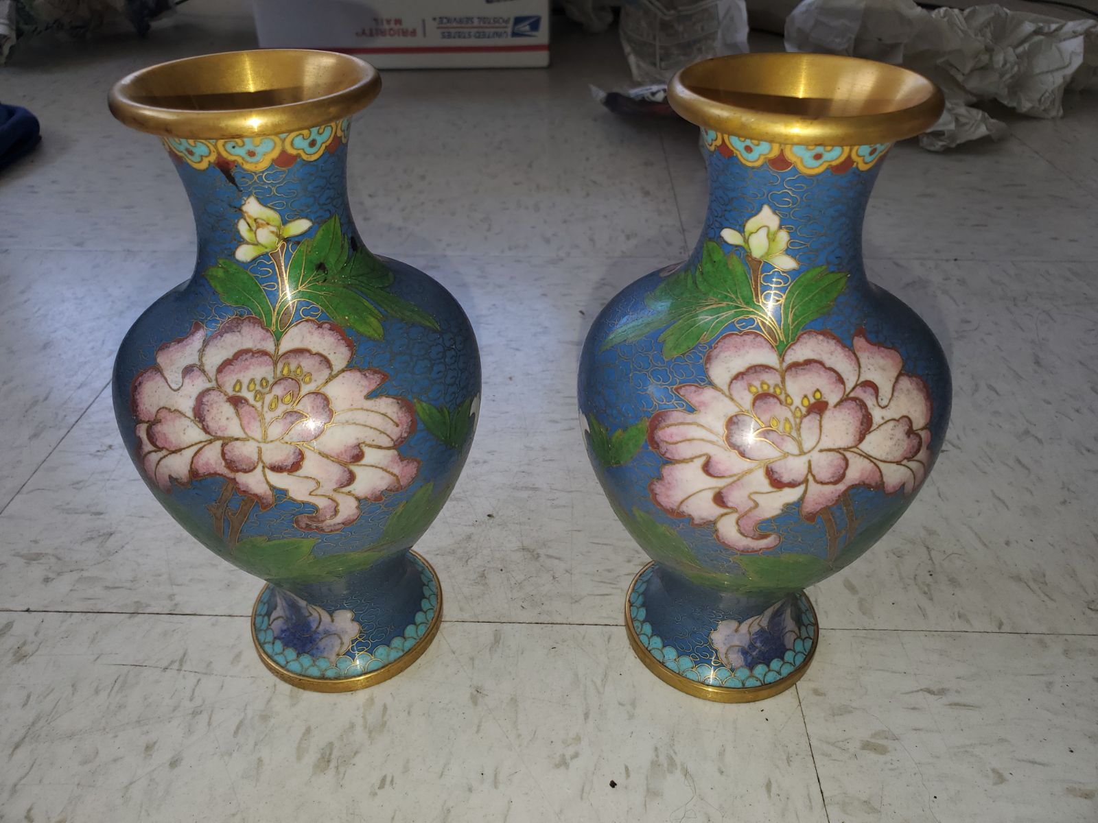 Vintage Clossione Vase Set