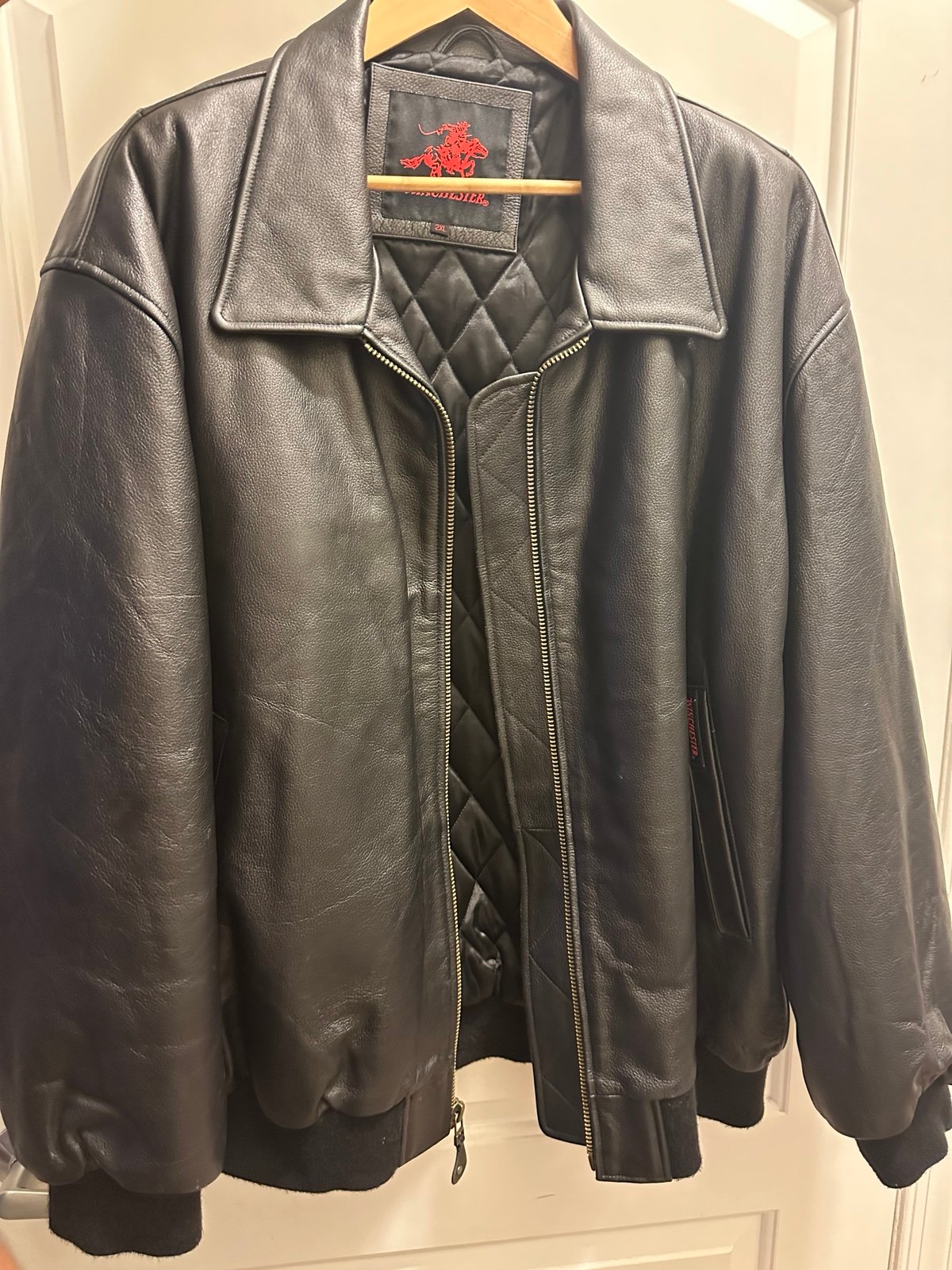 Vintage Winchester black leather Jacket