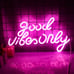 Good Vibes Only Neon Signs for Wall Decor Neon Lights Led Signs, 16.5 * 10 Inch