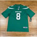 Nike On Field New York Jets Aaron Rodgers #8 Green NFL Football Jersey Men's XL