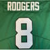 Nike On Field New York Jets Aaron Rodgers #8 Green NFL Football Jersey Men's XL