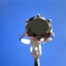 4.86ct 100% REAL NATURAL BLACK DIAMOND RING, CERTIFICATE,FR EE DIA TESTER Size 1