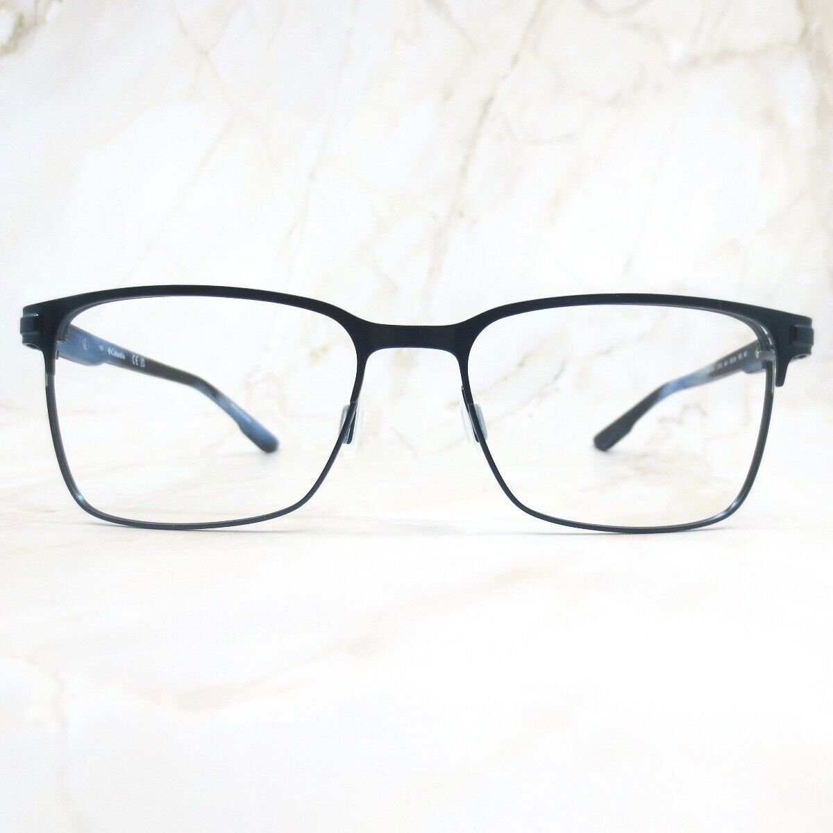 Columbia Pike Lake Eyeglasses Frame C115S-424 Men Navy Square Half Rim 59-18-150