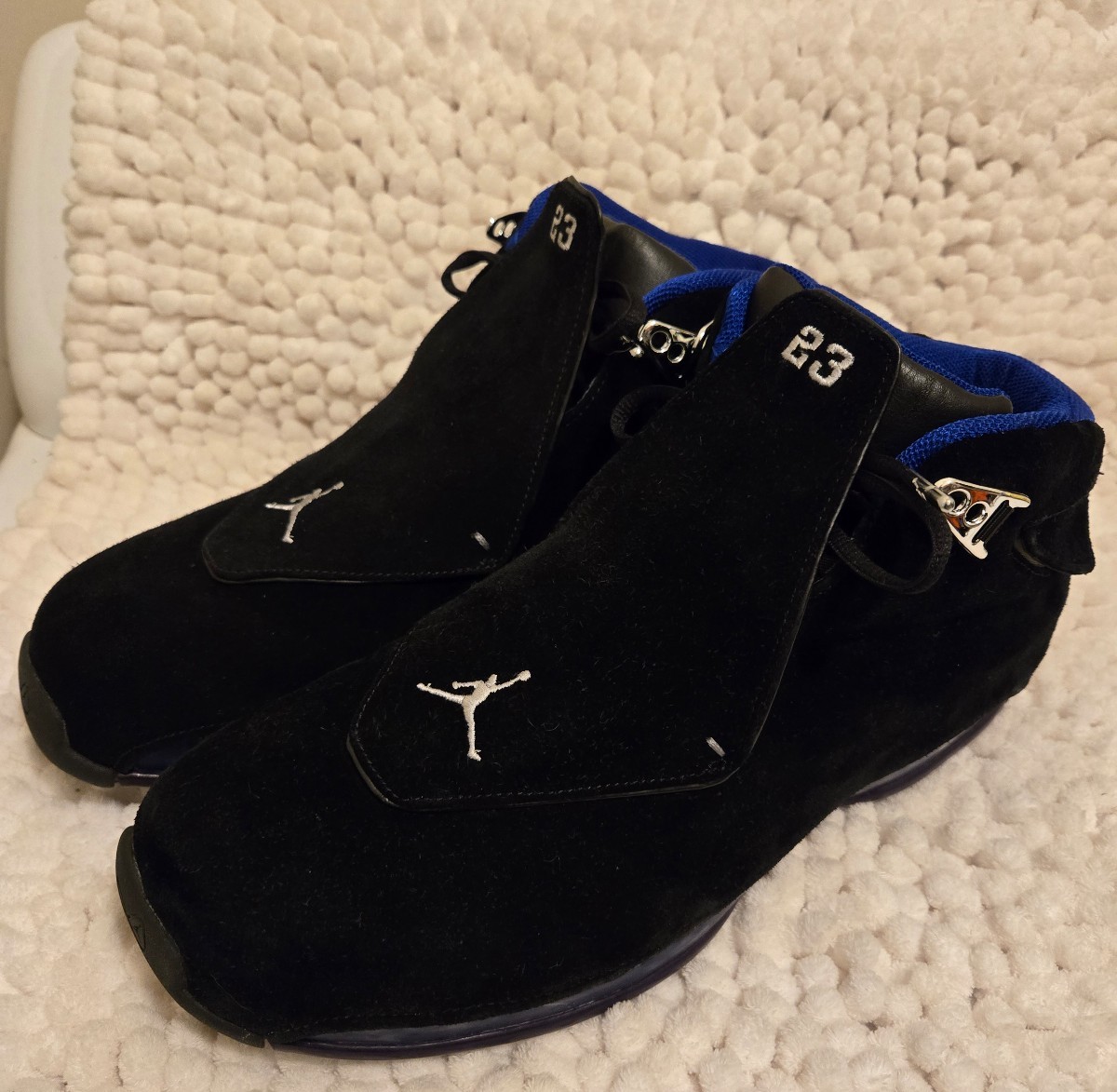 Air Jordan 18 OG 2003 Black Sport Royal