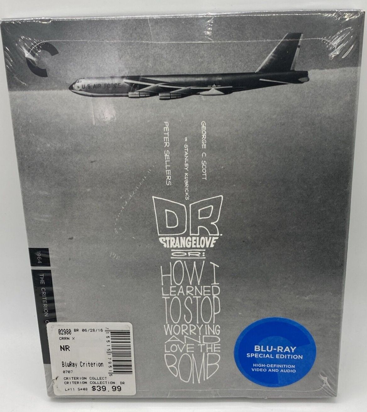Dr. Strangelove: or How I Learned to Stop Worrying and Love the Bomb Blu-ray