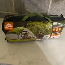 3 Person Dome Tent Clip & Camp Tent Ozark Trail 7'x7'x3.5' Unisex Camping Tent