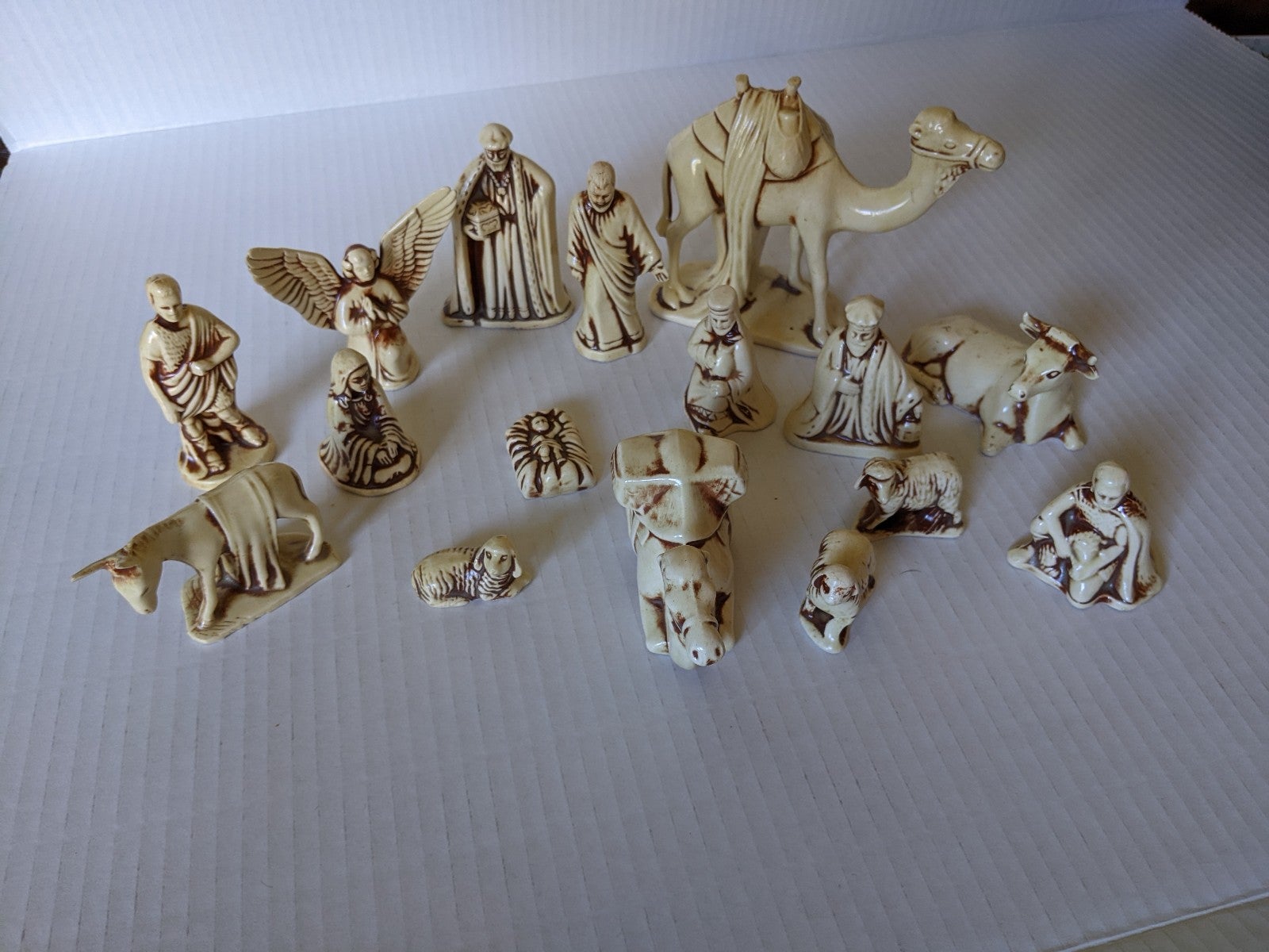 Vintage Ceramic Nativity Set