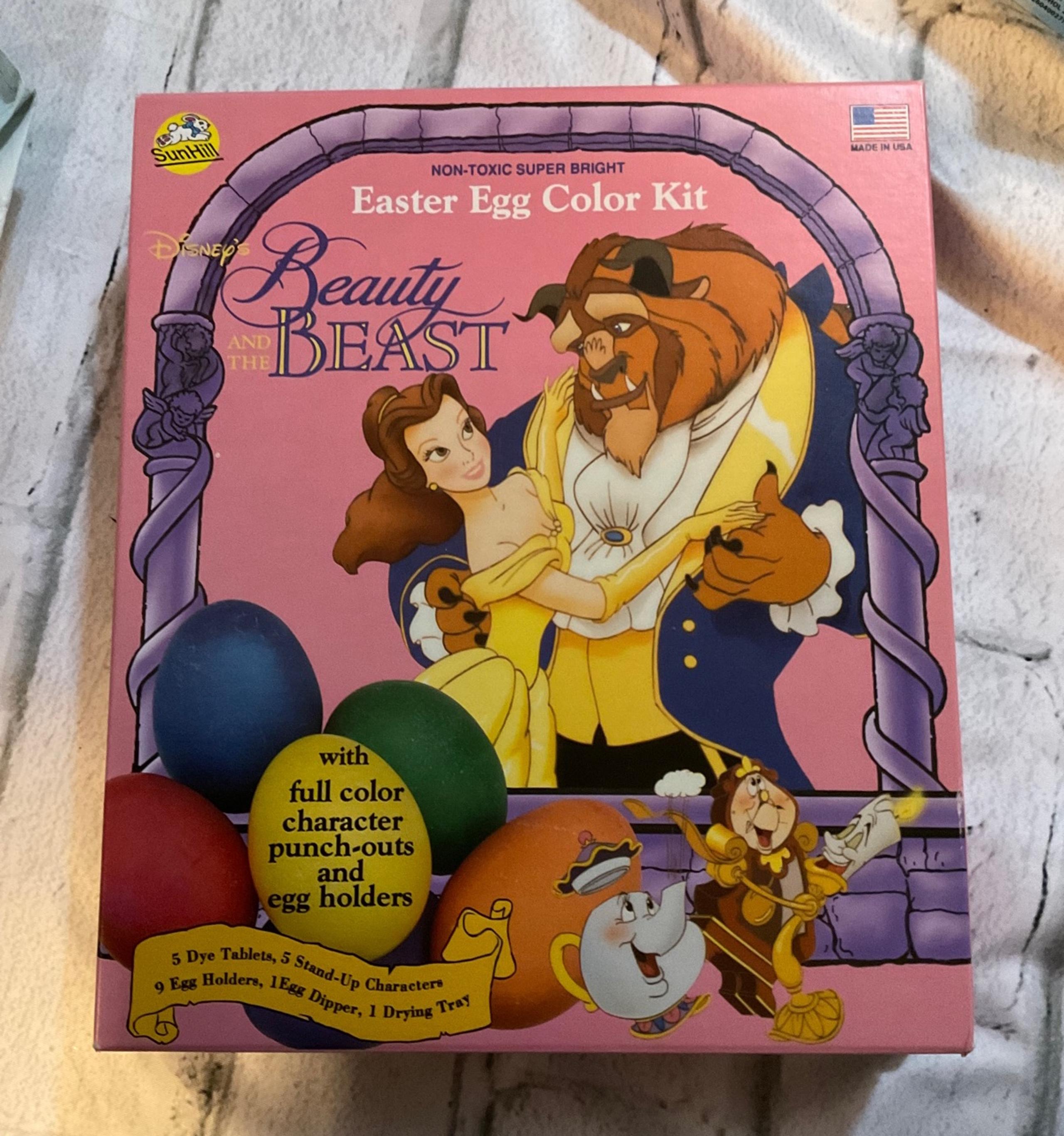 Easter beauty and the beast egg dye vintage new