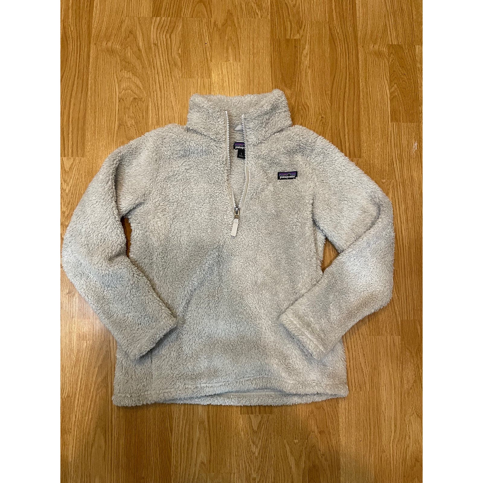 Patagonia Los Gatos 1/4-Zip Jacket in Birch White