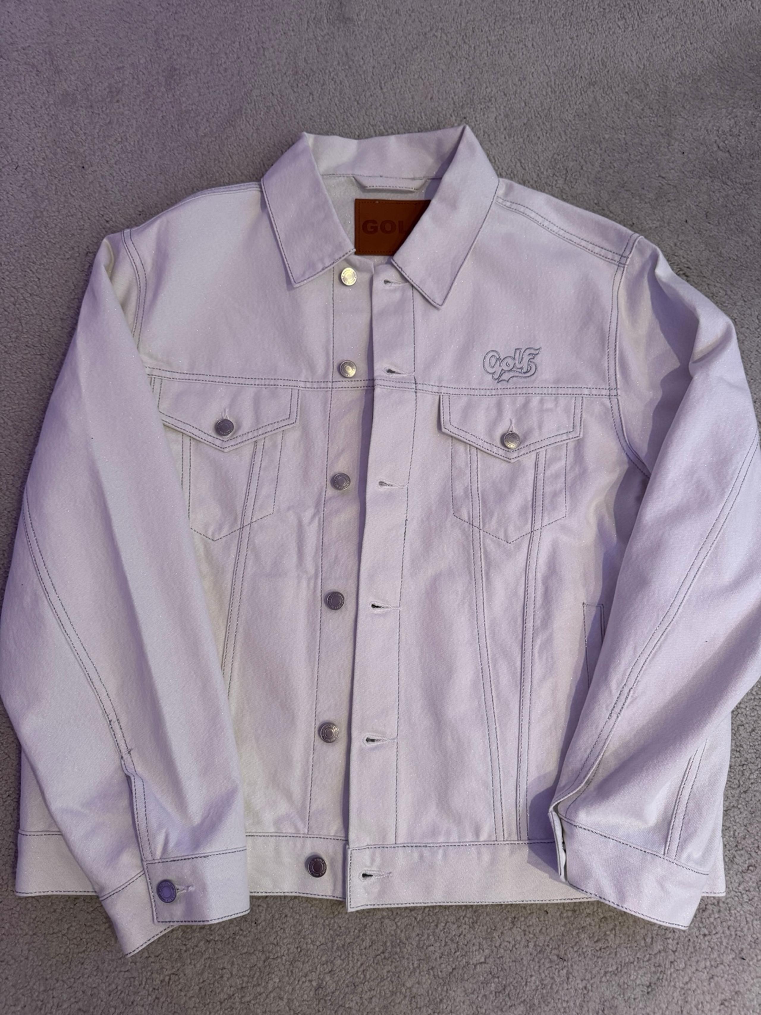 Tyler the Creator Golf White Jean Jacket