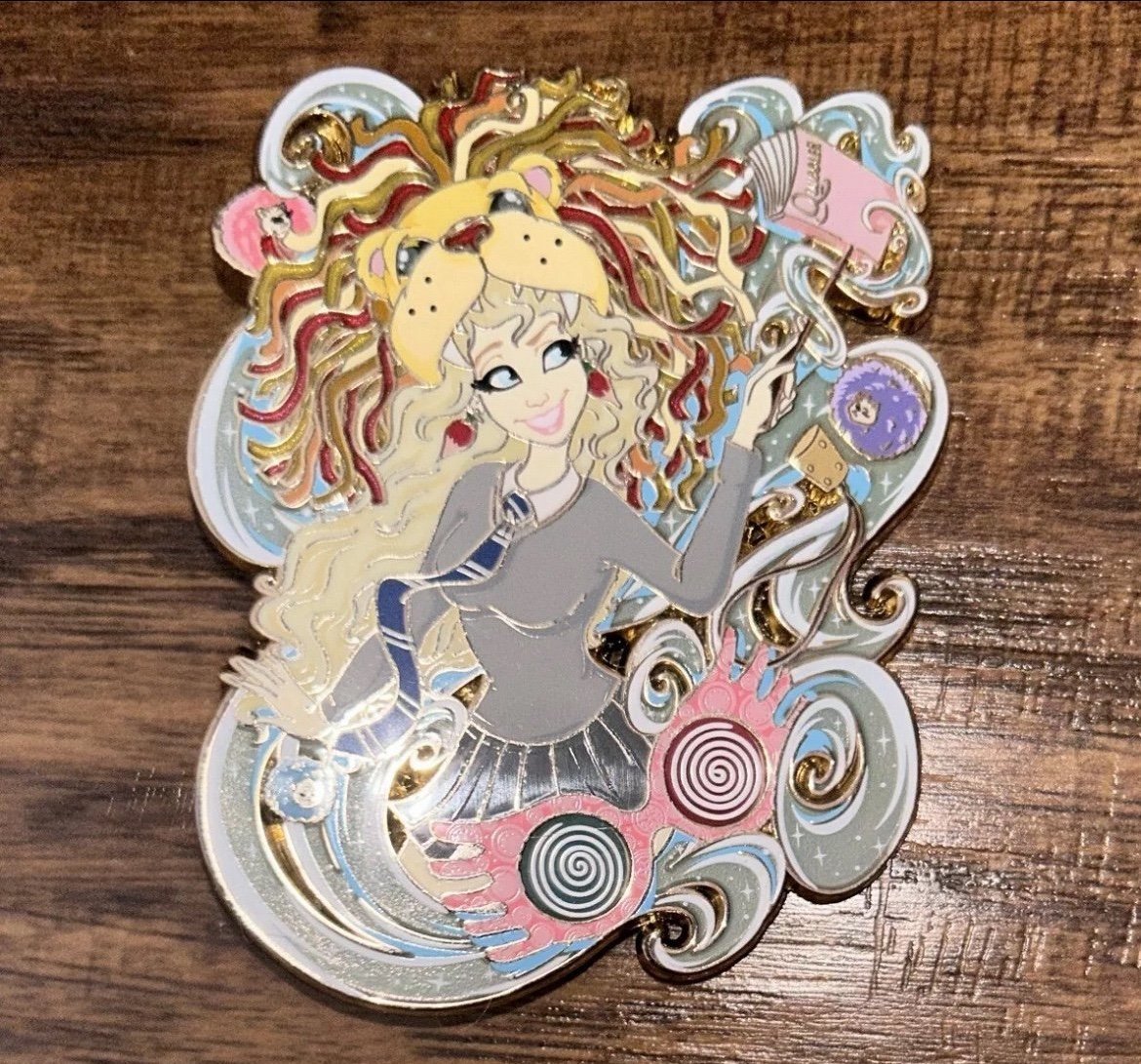 Luna Lovegood Leviosa Harry Potter Fantasy Pin by Wither Wares Wings