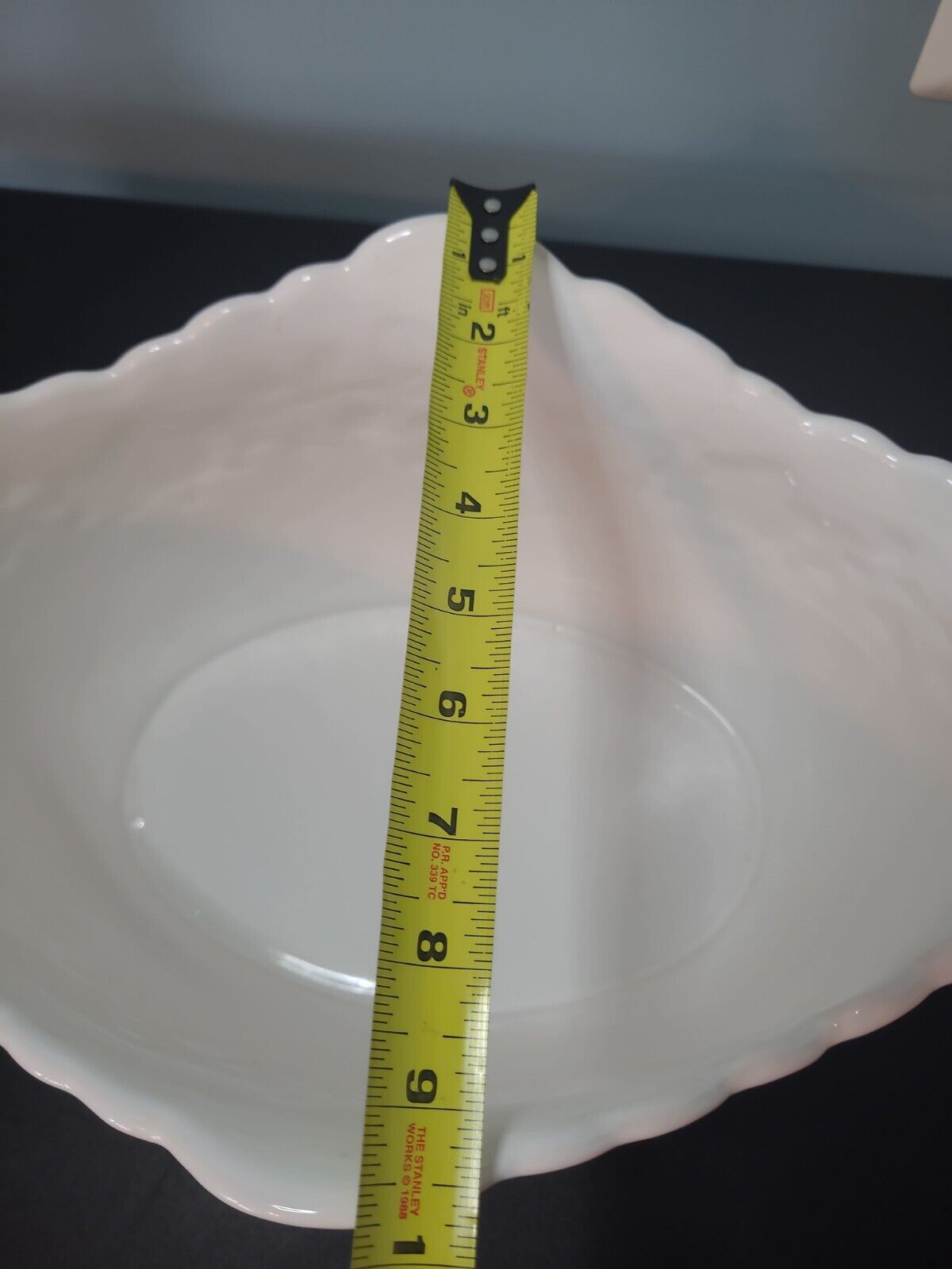 Vintage 1970s White Portuguese Floral & Ribbon Cachepot by Lynn Hollyn Porta