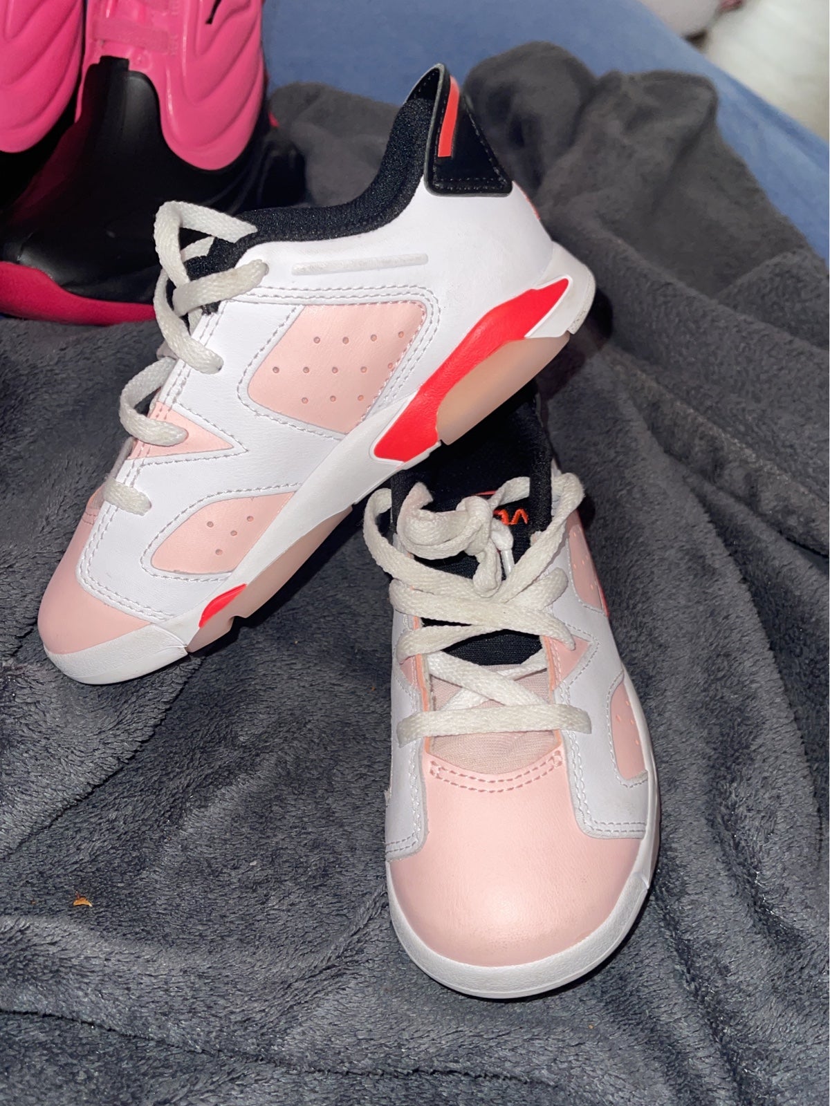 New Air Jordan 6 Retro Low (PS) DV3528-102 Atmosphere Infrared Size 10C