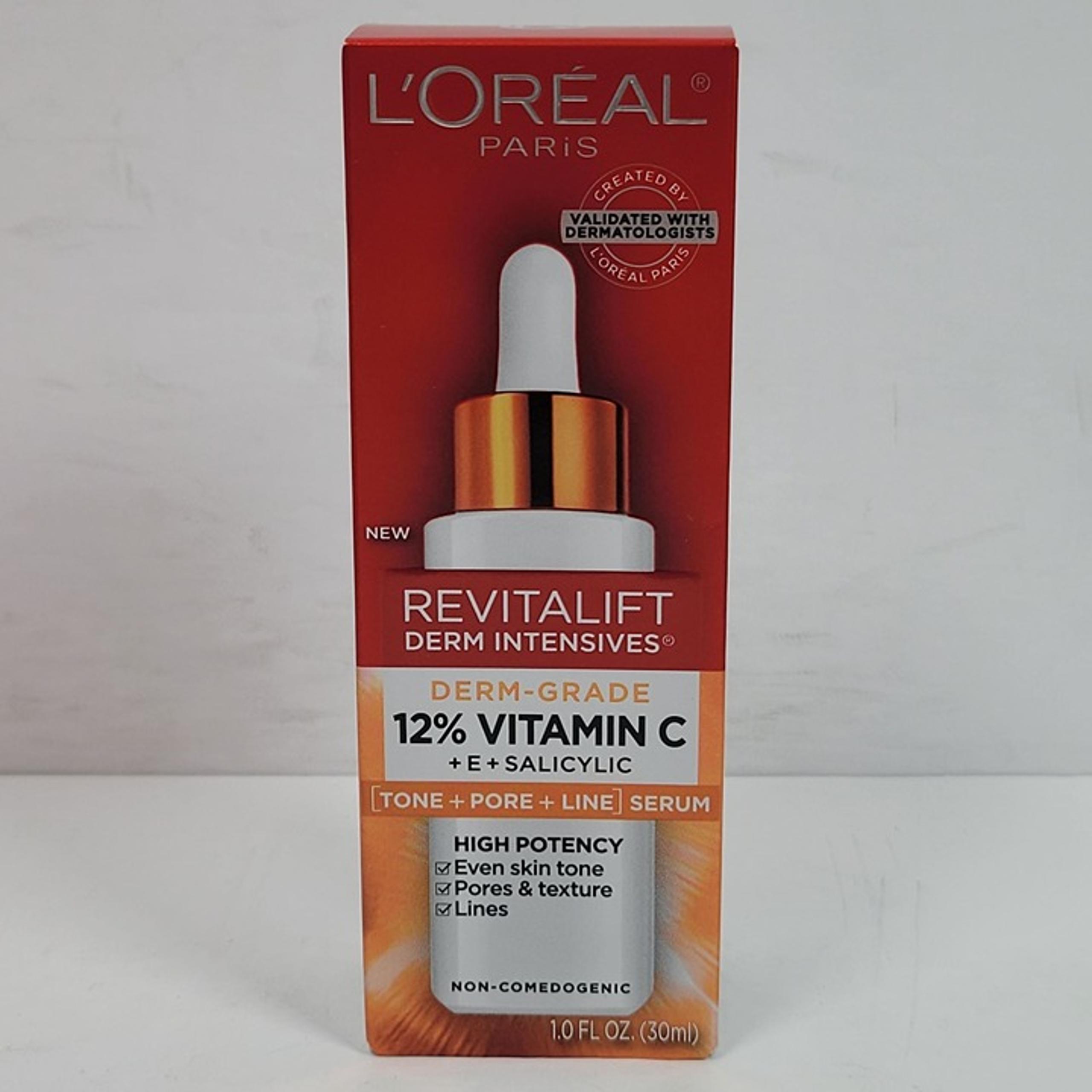 LOréal Paris Revitalift Derm Intensives 12% Vitamin C + E + Salicylic 30ml NIB