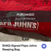 Papa Johns Shaquille O'Neal Signed Sleeping Bag