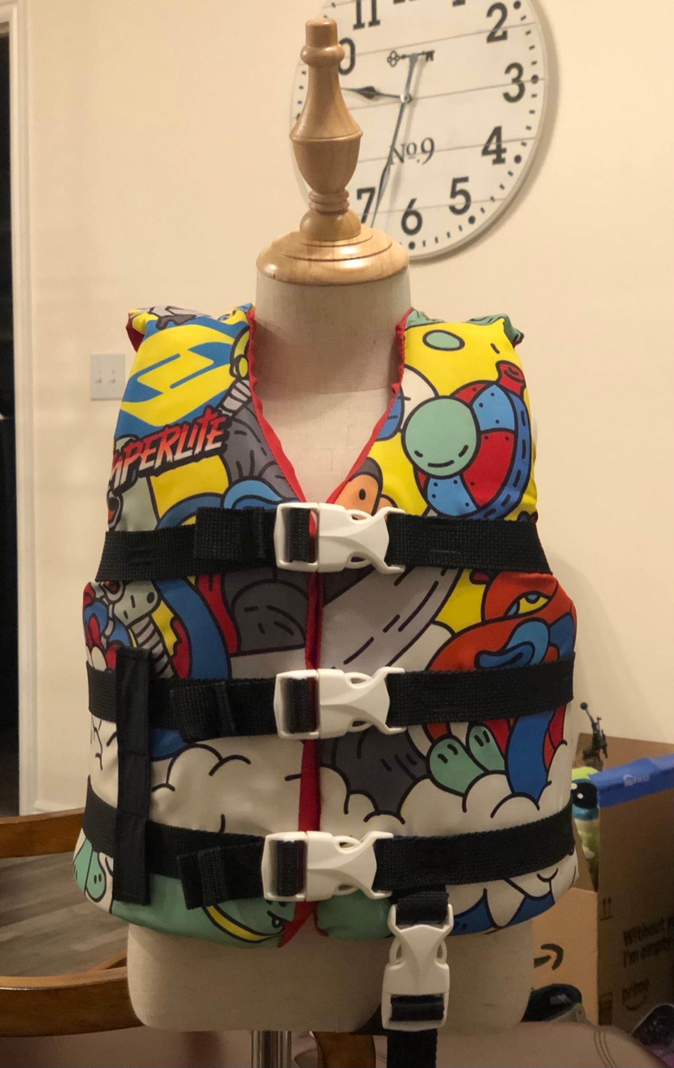 NWOT 2024 HYPERLITE Wake Co Life Jacket Vest, Child 30-50 lbs $40