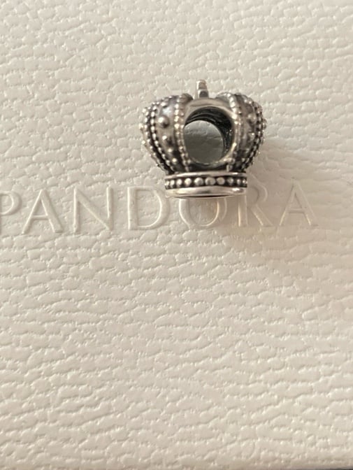 Pandora Crown Charm NWOB