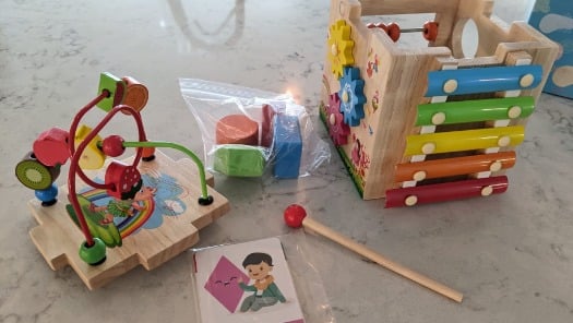 New Wooden Activity Cube | 8-in-1 Montessori Toys for 18M+ Toddlers