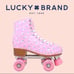 Lucky Brand Vintage Retro Pastel Pink Roller Skates (W-11)
