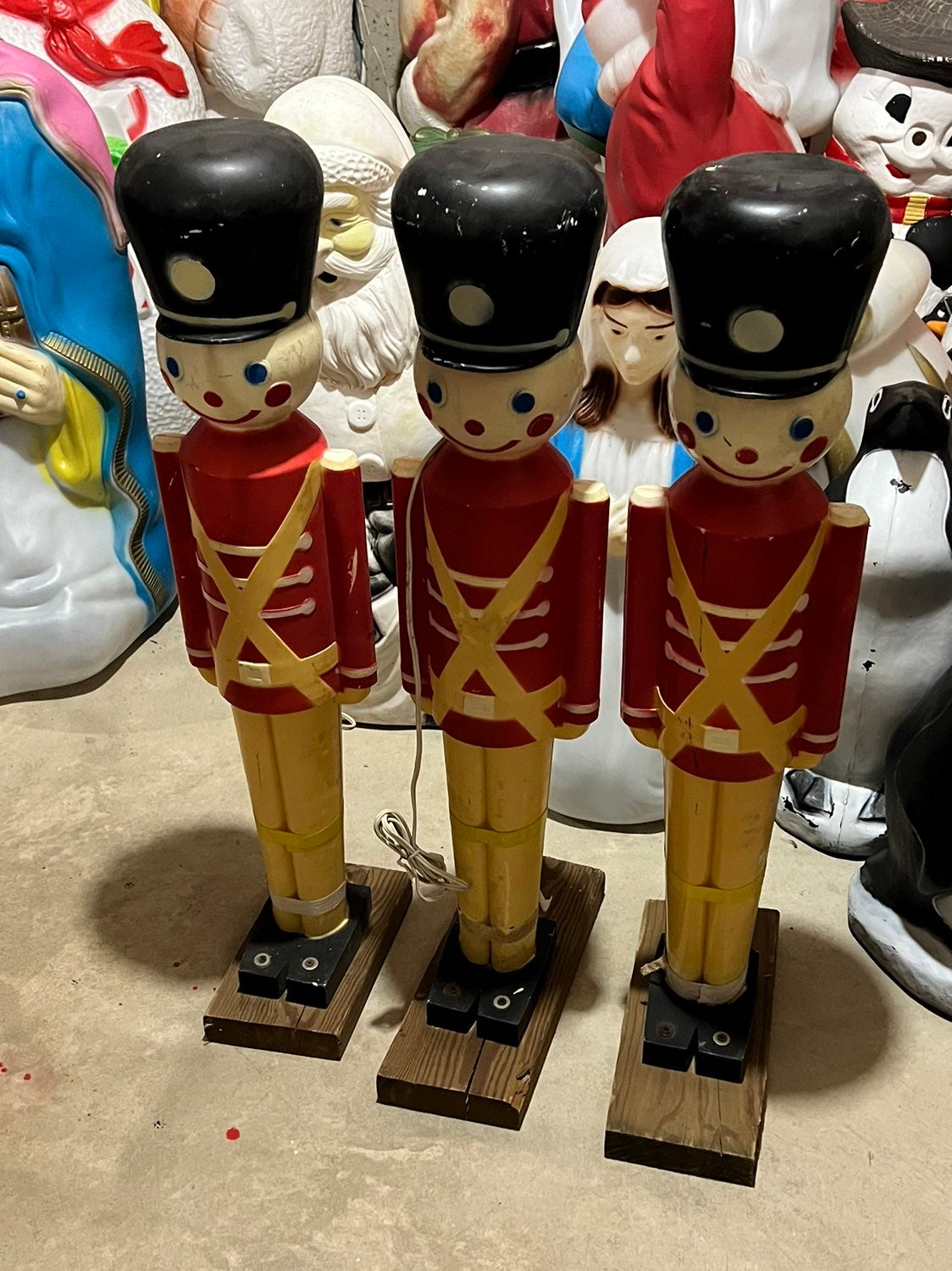 1950's vintage and rare soldier blowmold
