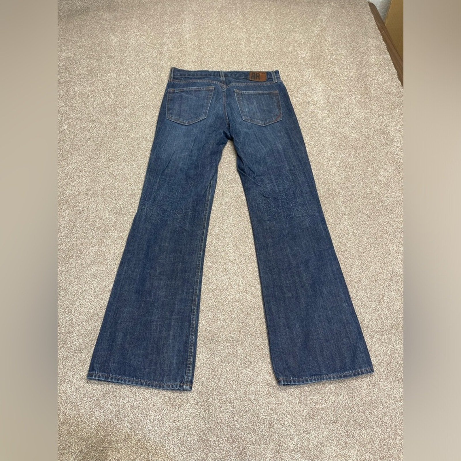 y2k grunge streetwear Banana Republic boot fit jeans 31x32 dark wash cotton