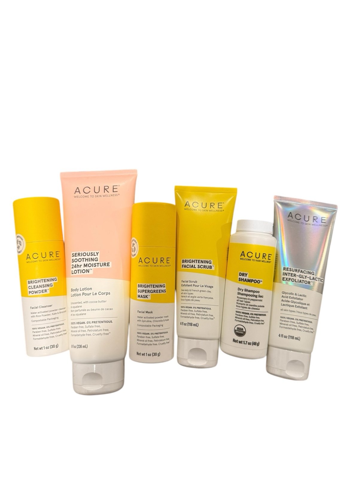 Acure bundle full size + mini set