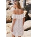 Anthropologie Maeve Danika Flounce Cream Mini Dress - New - Medium