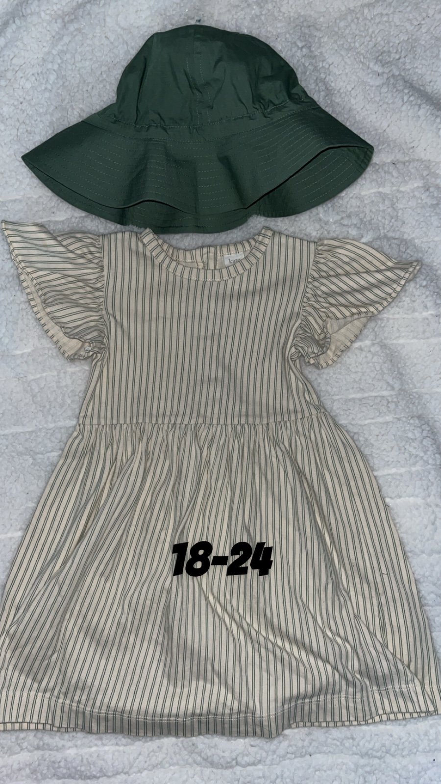 Kate Quinn hedge green stripe