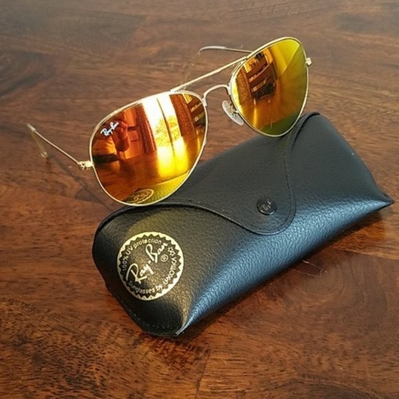 Ray-Ban Women's Orange Sunglasses RB3026 62mm
