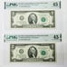1976 2 New York Federal Reserve Notes. (Sequential Pair)