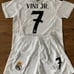 Vini Jr Real Madrd Soccer Toddler 5-6T - Size 22 - Extra Small