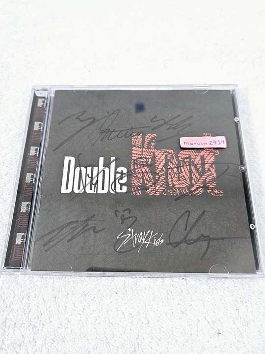 STRAY KIDS Double Knot Signed Promo Album Autographed Digital Single - flawed
