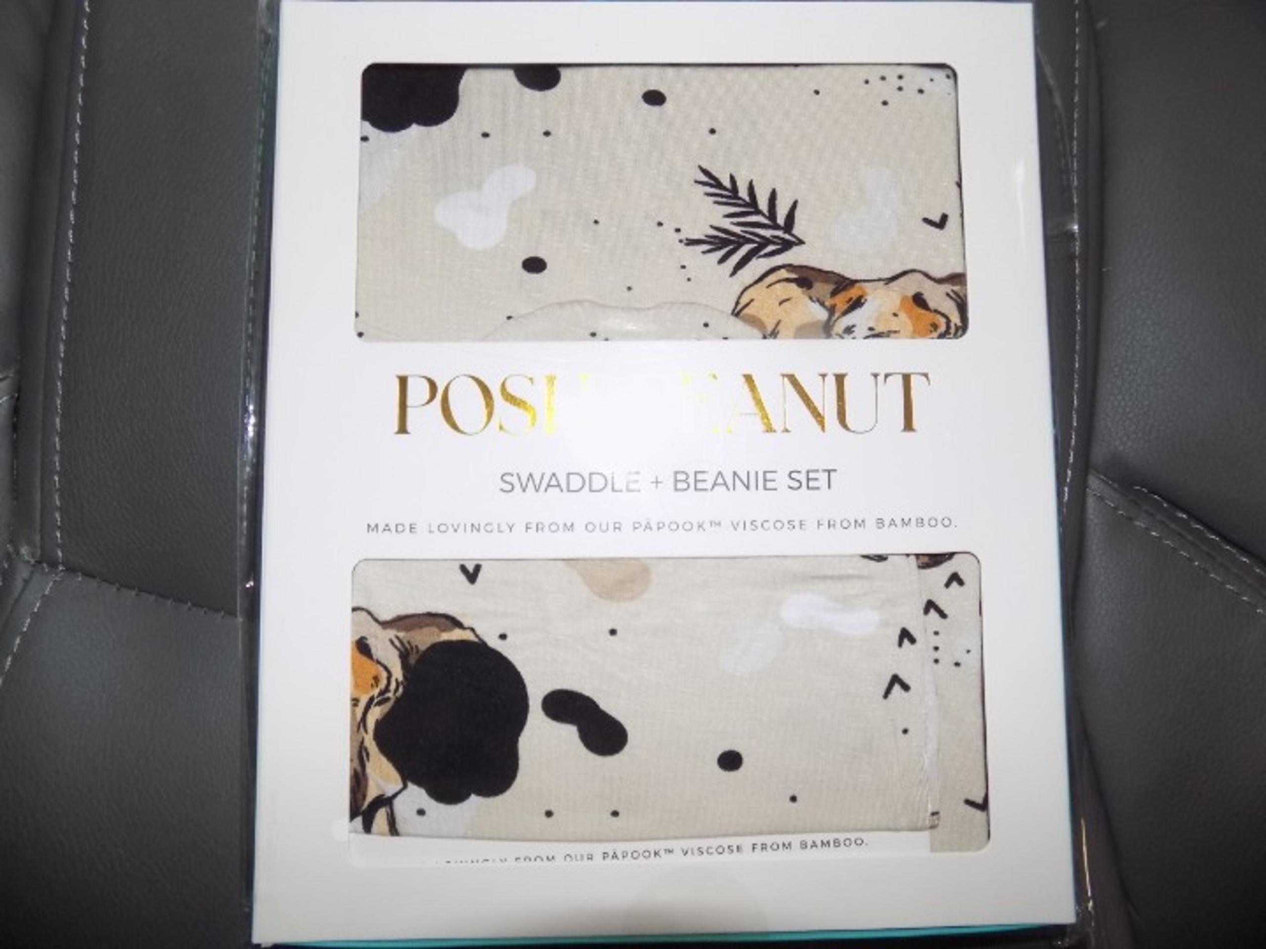 Posh Peanut Perry Swaddle & Beanie Set