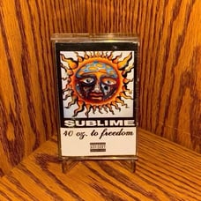 Sublime 40z To Freedom Cassette Tape Rare