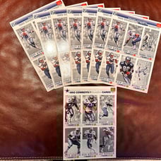 McDonald’s Limited Edition 1993 Cowboys Gameday Cards