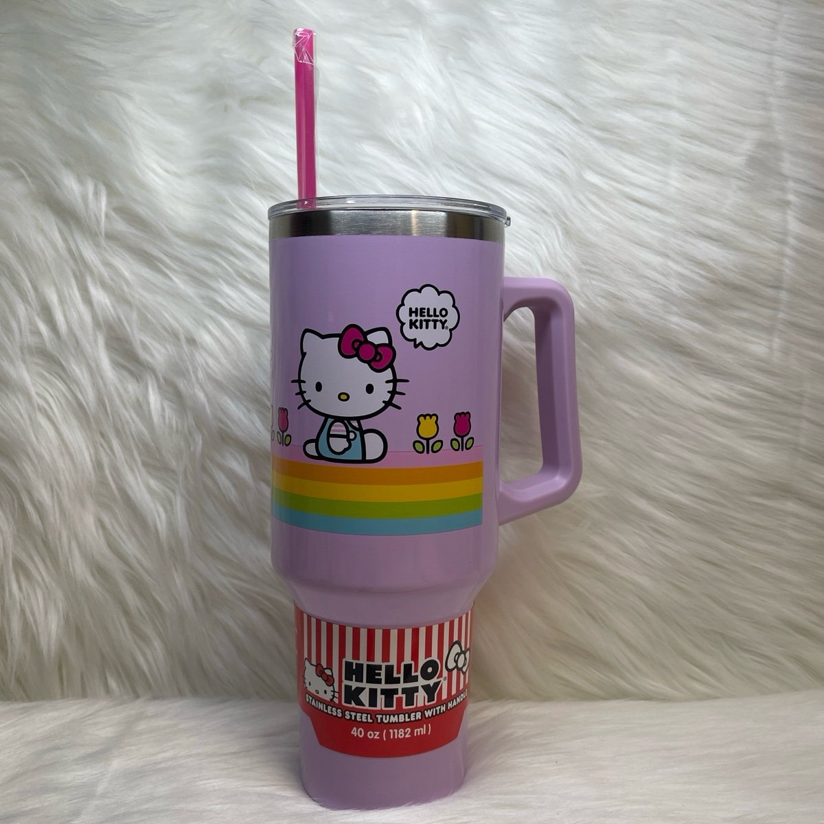 Hello Kitty Stainless Steel Tumbler With Handle