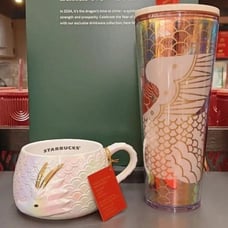 Starbucks limited edition Lunar new year dragon collection brand new set - both!