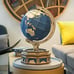3D Wooden Puzzles for Adults Globe Model Kit to Build Educational - New